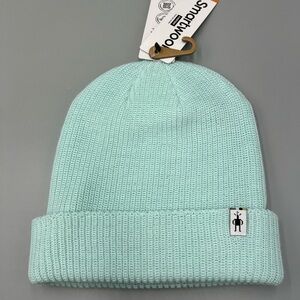 SmartWool Everyday Women's Beanie, Aqua Heather Hat, Merino Wool Blend Cap